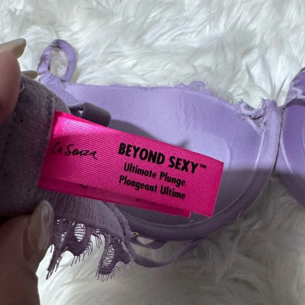 La Senza beyond sexy purple lace bra size‎ 34D - Picture 3 of 4